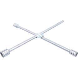 Leva a croce per ruote di camion 24x27x32x3 / quadrata 4 " - lunghezza bracci 70 cm
