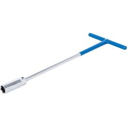 Llave de bujía longitud 375mm - SW 16 mm - rótula