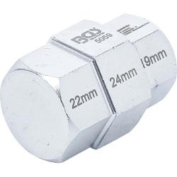 Speciaal gereedschap voor motorfietsen, inwendige zeskant 19, 22, 24 mm  "BGS"