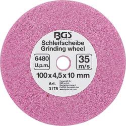 Vervangende slijpschijf voor kettingzaagschuurders - kettingen 3/8" / 0,404" - Ø 100 mm - dikte 4,5 mm - opname Ø 10 mm