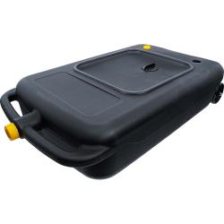 raccolta olio contenitore - con beccuccio - altezza 200 mm - 40 litri - mobile