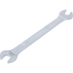 Dubbele steeksleutel - maat 10 x 13 mm - mat verchroomd