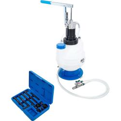 Getriebeöl-Befüllgerät mit Handpumpe - mit Rücklaufsystem - mit 8 Adaptern - 7 l
