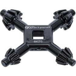 Universal-Bohrfutter-Kreuzschlüssel