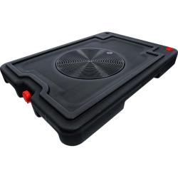 raccolta olio contenitore - extra piatto - mobile - con due rotoli