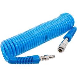 Tuyau spiralé à air comprimé - 10 bar - 6 m - Ø intérieur - 5 mm - Prix par rouleau