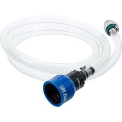 Manguera de llenado de aceite de transmisión - para transmisión VAG DSG - con adaptador para recipiente de aceite VAG de 1 litro