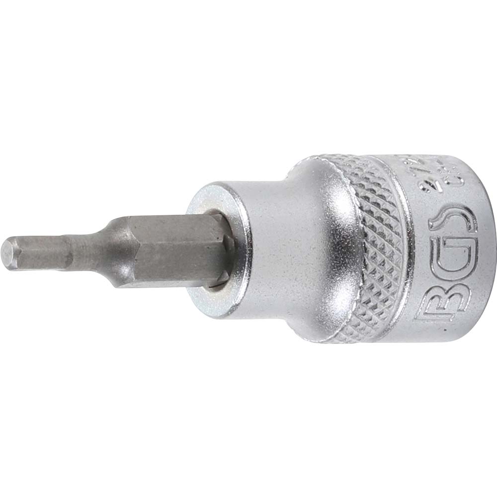 Inserto de broca - hexágono interior - imperial 1/8" a 3/8" - accionamiento- 3/8" - acero CV