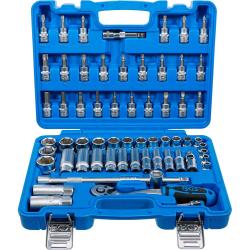 Steeksleutelset - aandrijving 3/8" -   61-delig - ProTorque® - chroom-vanadiumstaal