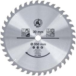 Circular saw blade - carbide - Ø 350 mm - 40 teeth - hole Ø 30 mm