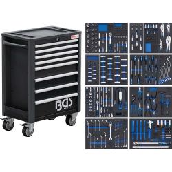 Carro de taller - Profi Exclusive - con 259 herramientas - 19 insertos