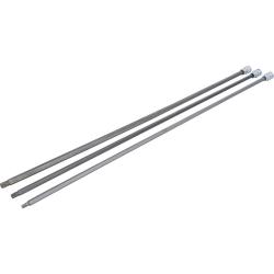 Inserto de broca para eje de transmisión - M8 a M12 - 800 mm de longitud - 3 uds.