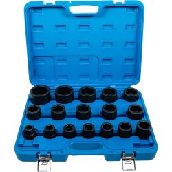 Kraft-Steckschlüssel-Einsätze - 19 bis 55 mm - 3/4 " Antrieb - 17-tlg.