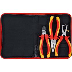 Pinze set - isolato - VDE testato - 3 pezzi.