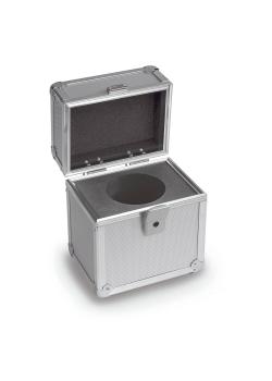 Veske for enkeltvekter E 1 til M 3 - vekter opp til maks. 10 kg - aluminium, polstret - knappform
