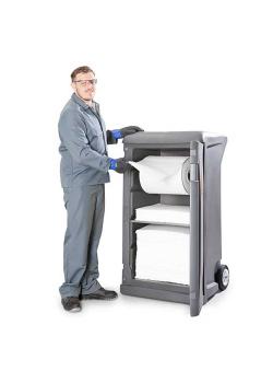DENSORB Caddy - mobiele bindmiddel-dispenser - uitvoering olie