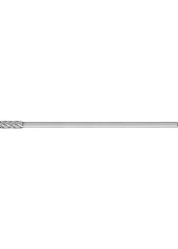 PFERD HM-freespen - cilindrische vorm ZYAS met frontvertanding - STEEL - freespen-Ø 8 tot 12 mm - schacht-Ø 6 mm - SL 150 mm