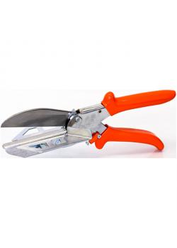 Cizalla de inglete - ejecución larga - longitud de corte 75 mm - con topes de 45°