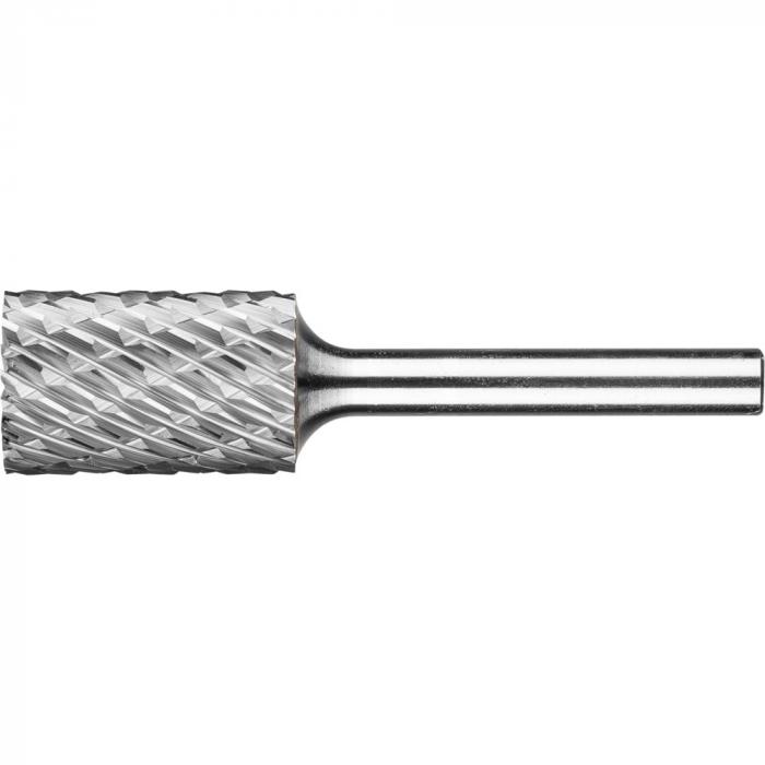 Frezy węglikowe PFERD - kształt cylindra ZYAS z uzębieniem czołowym - ALLROUND - frez Ř 6 do 16 mm - Ř chwytu 6 mm