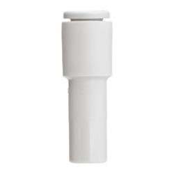 Straight reducer KQ2R - PBT/PP - oval pressure ring - hose Ø 3.2 to 6 mm - plug connector size 4 to 12 mm - pack of 10 - price per piece