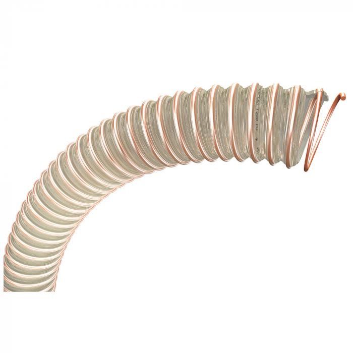 Tuyau d'aspiration et de transport Windflex® 1500 PU - modèle lourd - polyester-polyuréthane - Ø intérieur 40 à 100 mm - prix par rouleau