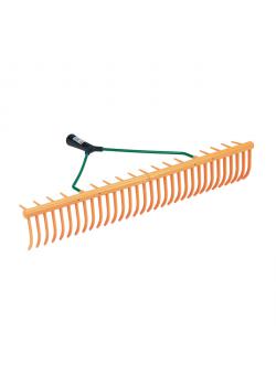Plen rake - bredde 64 cm - pinneholder Ø 27 mm - 32 tenner - uten håndtak