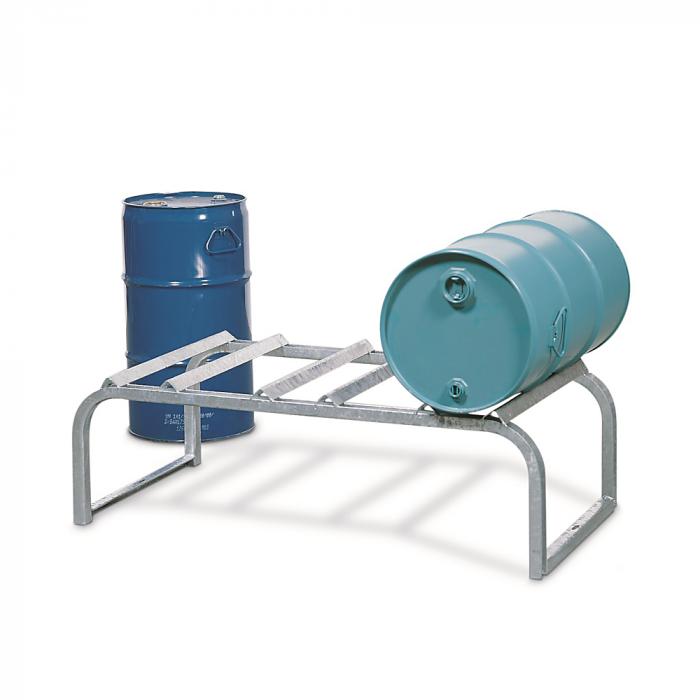 Soporte de bidón tipo RFA - galvanizado - para bidón de 200 litros - diferentes versiones