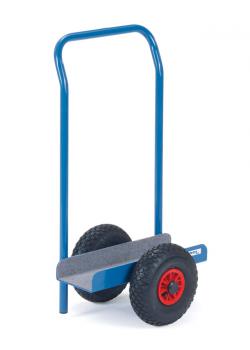 Rodillo de chapa - en forma de U - con soporte y asa de empuje