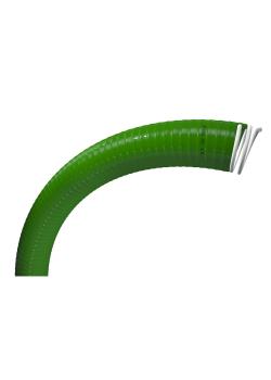 Wąż spiralny PVC Spirabel® GMDS - średnica wewnętrzna 25 do 152 mm - średnica zewnętrzna 31,8 do 166,4 mm - długość 30 m - kolor zielony - cena za rolkę