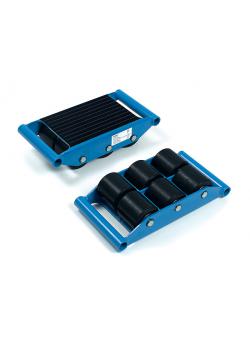 Zware transportrol - met 6 wielen - 6000 kg