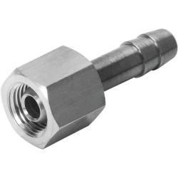 FESTO - C-P/N-P - Espiga para manguera - Latón - Diámetro nominal de 4 a 11 mm - PU 1 pulgada - Precio por PU