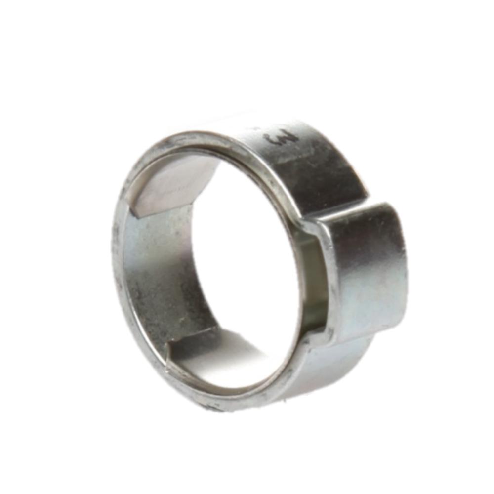 1-ørs slangeklemme - med innsatsring - materiale W1 - klemområde 7,5 til 17,3 mm - pris pr stk.