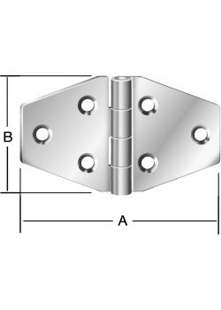 Kistenband - gerollt - Edelstahl Rostfrei - Maße 70 x 40 mm - 20 Stück