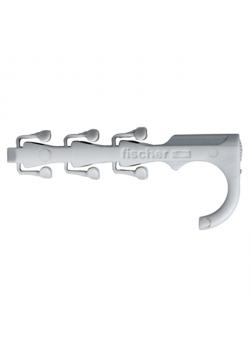 Skyv festesystem Steckfix pluss - Nylon - boret hull diameter 6 mm