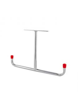 Takkrok - förzinkad - 293 x 430 x 95 x 180 mm - röda ändar - styckpris