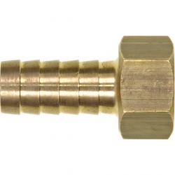 GEKA® plus 1/3 slangeskruekobling - messing - IG G1/2 til G1 på slangestørrelse 1/2" til 1" - pakke med 1 - pris pr stk.
