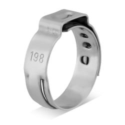 Abrazadera Pro360 - acero inoxidable W4 - ancho de banda 5 mm - Ø 6.8-8.0 a 29.9 pulgadas.1 mm - PU 100 unidades - precio por unidad