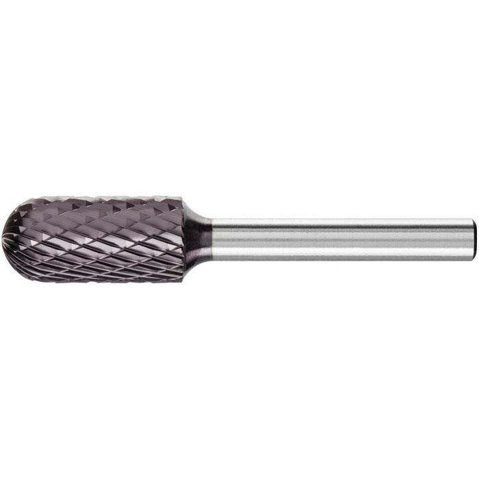 Freestift - PFERD HICOAT® - hardmetaal - schacht-Ø 6 mm - ronde vorm - voor ijzer en staal
