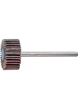 PFERD vlamschijf F -  korund A - buiten-ø 20 mm - schacht-ø 3 mm - korrelgrootte 80 tot 320 - VE 10 stuks - prijs per VE