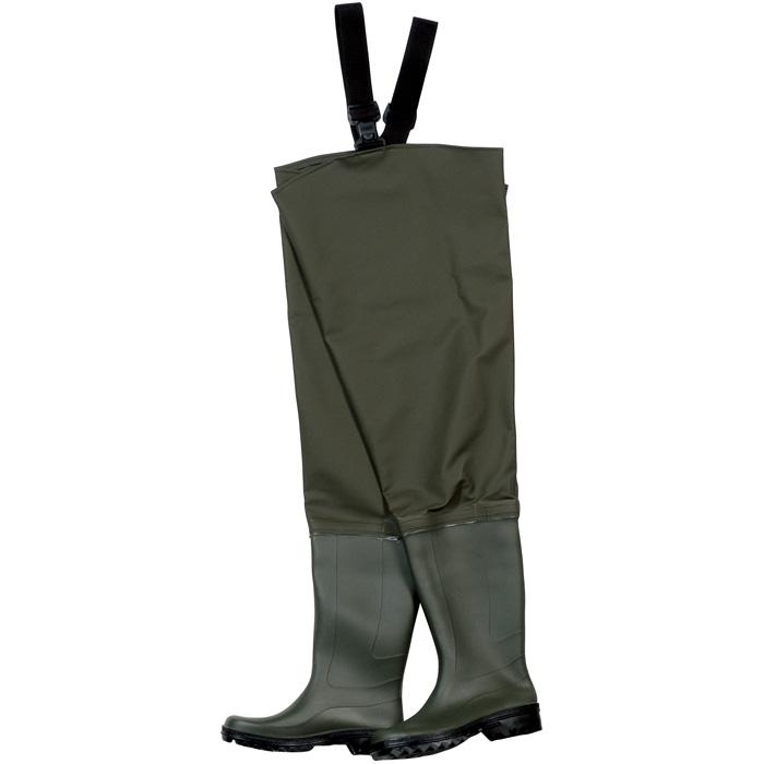 Zeestiefels - Ocean Original Waadbroek - PVC - Maat 37 tot 48 - Kleur donker olijfgroen