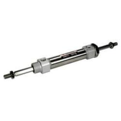 Persluchtcilinder CDM2KW - dubbelwerkend - met magneet - pneumatische demping - verdraaibeveiligd - doorlopende zuigerstang