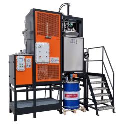 Liuotintislaaja EVOLUTION EV 225 - ATEX 2G - Tilavuus 210 l - Päivittäinen tuottavuus 1300 l