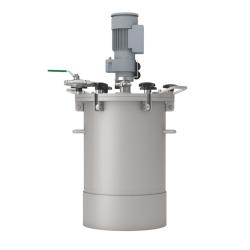 SATA Materialdruckbeh&auml;lter 45 - Doppeldruckminderer -  Elektror&uuml;hrwerk mit Getriebe -  f&uuml;r materialgespeiste SATA Lackierpistolen - Preis per St&uuml;ck