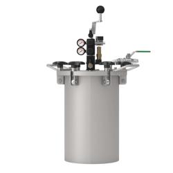 SATA Materialdruckbeh&auml;lter 22 - Doppeldruckminderer - Handr&uuml;hrwerk - f&uuml;r materialgespeiste SATA Lackierpistolen- Preis per St&uuml;ck