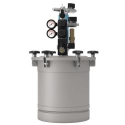 SATA Materialdruckbeh&auml;lter 10 - Doppeldruckminderer - Druckluftr&uuml;hrwerk mit Getriebe - Inliner- f&uuml;r materialgespeiste SATA Lackierpistolen - Preis per St&uuml;ck