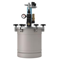 SATA Materialdruckbeh&auml;lter 10 - Einfachdruckminderer - Druckluftr&uuml;hrwerk mit Getriebe - Inliner - f&uuml;r materialgespeiste SATA Lackierpistolen - Preis per St&uuml;ck