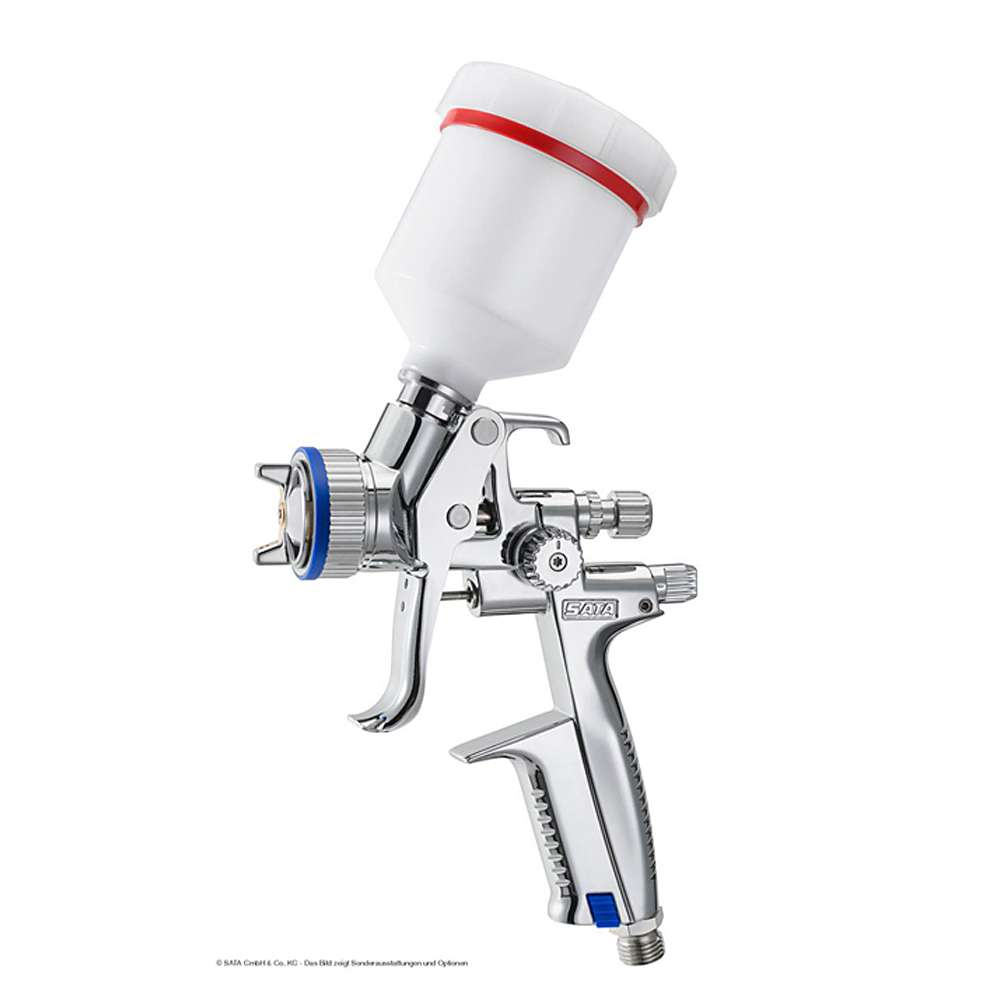 SATAminijet 4400 B RP SR- Lackierpistole - 125 ccm QCC Kunststoff Fließbecher - für KFZ und Industrie