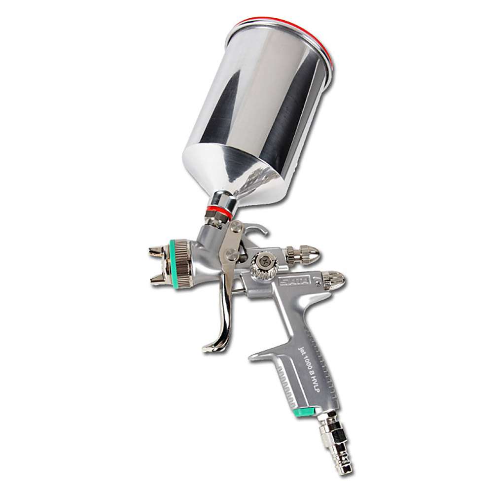 SATAjet 1000 B HVLP - Lackierpistole - 0,75 l QCC Alu Mehrwegbecher - für Maler, Tischler und Industrie