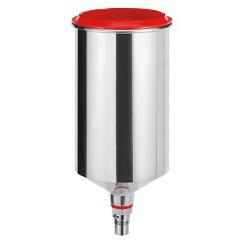 Alu-Mehrwegbecher - 1,0 l -  mit QCC und Feingewinde - für  SATAjet 2000, jet RP, KLC, LM 2000 B, jet 90-2
