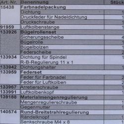 Reparatur-Set - SATAjet 1000, SATAjet 100 - komplett